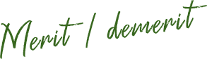 merit-demerit